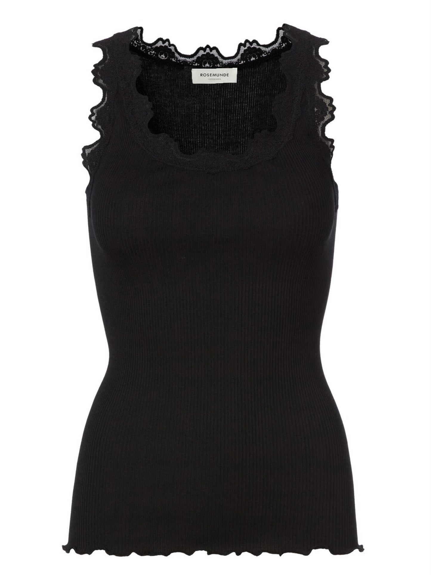 RWBabette Silk SL U-neck Lace Top