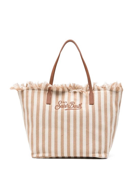 CITY BAG MID FRINGE-DOUBLE STRIPES V 1118 EMB