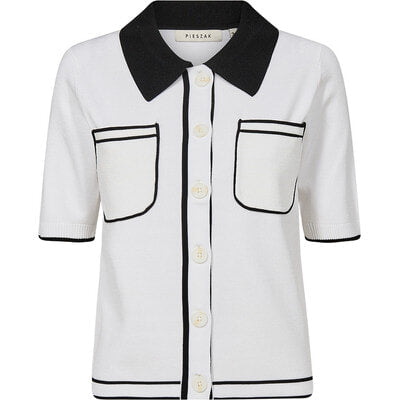 Vigga Contrast Polo Knit