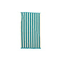 BLOCK STRIPE BEACH TOWEL, OCEAN TURQUOSIE