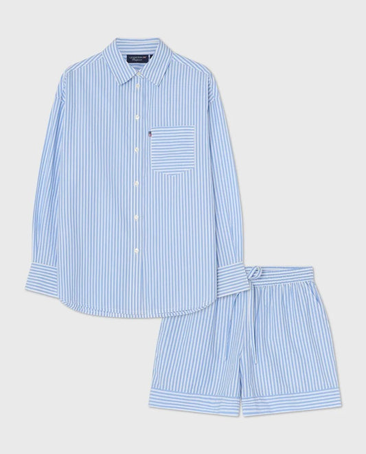 Organic Cotton Poplin Pajama Set