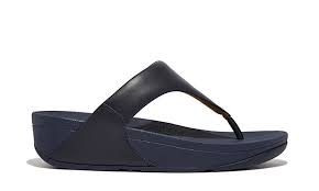 Lulu leather topost blå sandal371