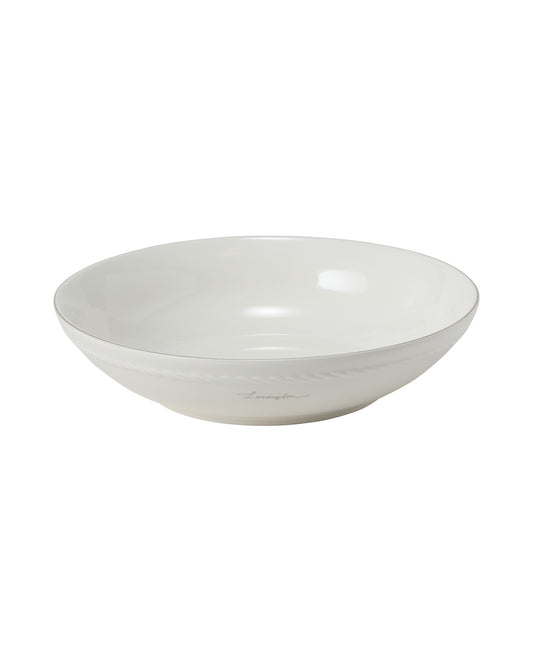 Lexington porselen medium skål, hvit/beige