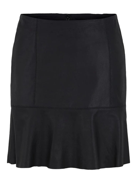 Yascolly naplon leather skirt