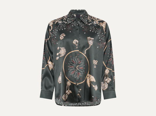 OLINE PRINTED BLOUSE
