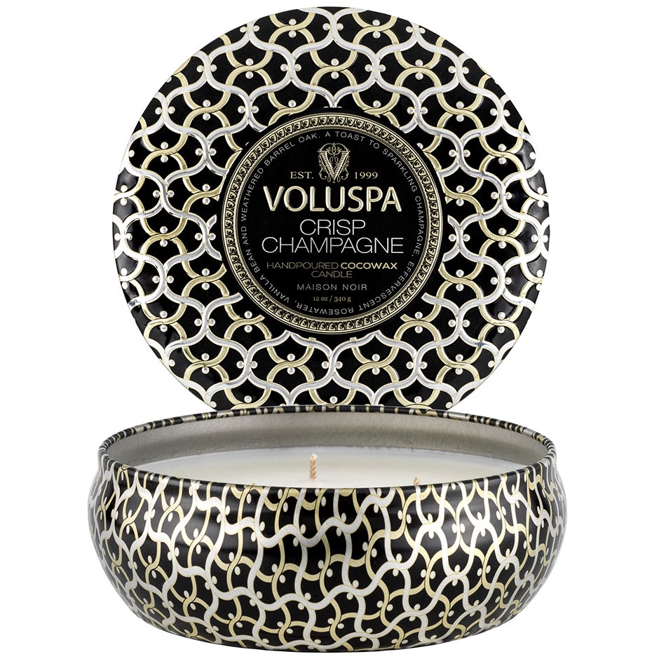 Chrisp Champagne 3 wick tin