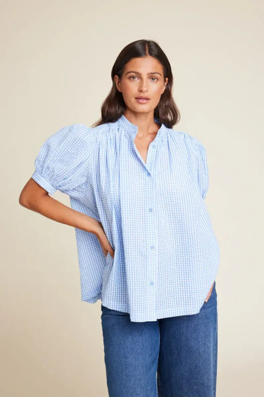 Milly check top