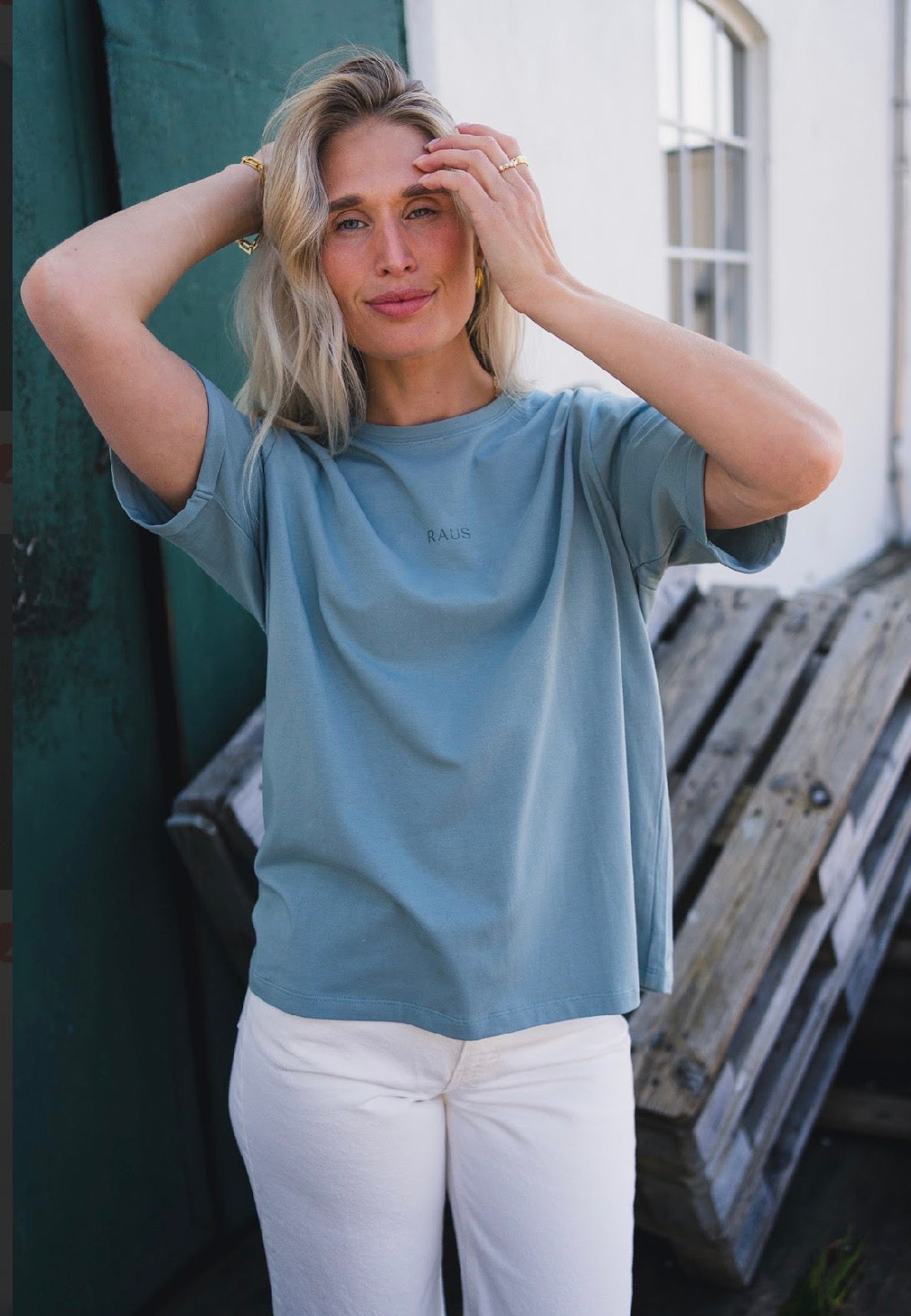 Linn Logo Tee C Green/ D Fores