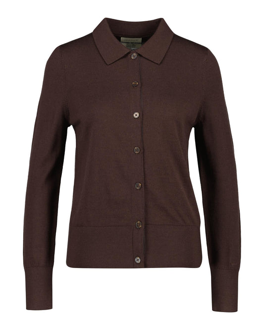 Extrafine merino cardigan