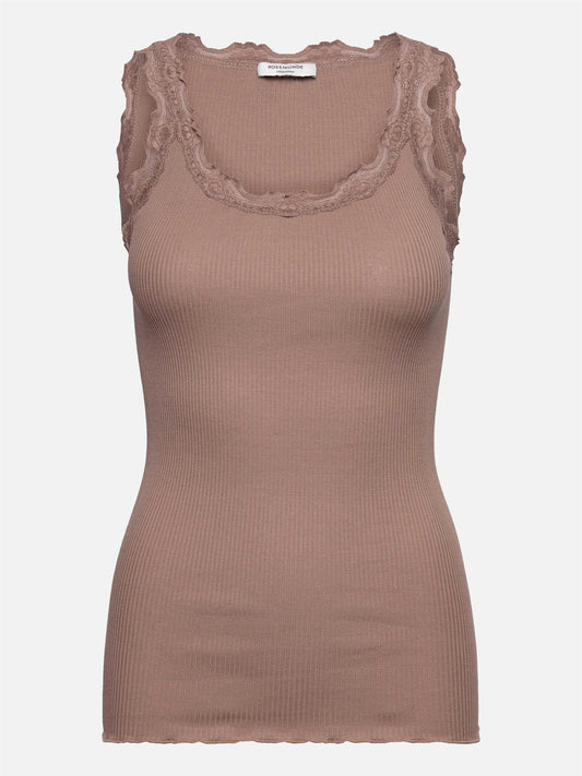 RWBabette Silk SL U-neck Lace Top