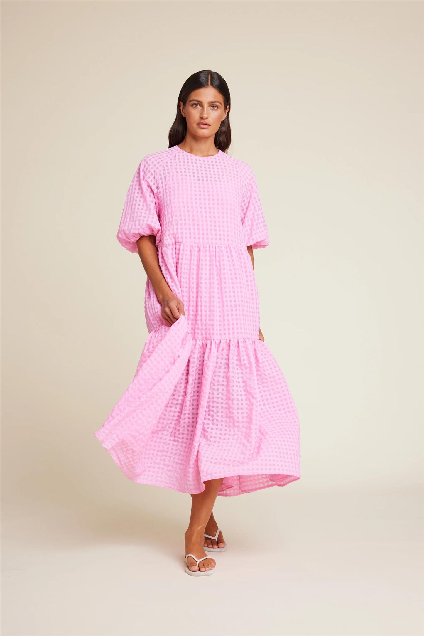 Ingrid Bubble dress rosa