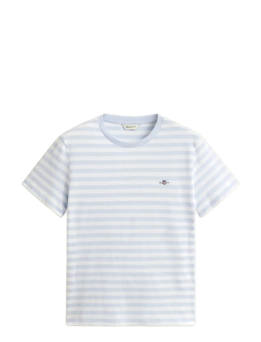 REG STRIPED SHIELD SS T-SHIRT