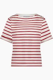 Terry stripe t-shirt