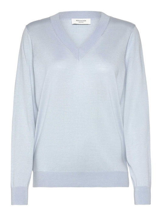 RWCapri Silk LS V-neck Pullover