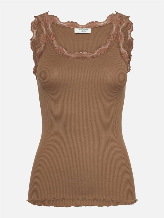 RWBabette Silk SL U-neck Lace Top