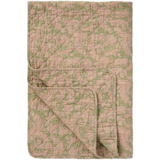 Quilt m/grønt og rosa paisley