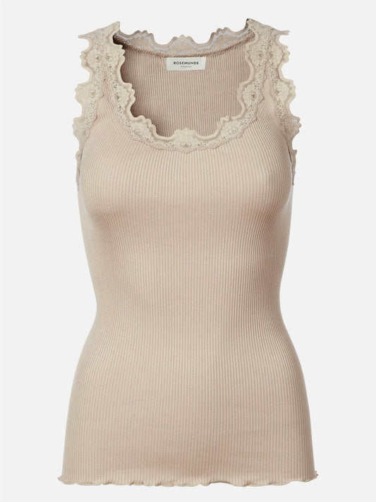RWBabette Silk SL U-neck Lace Top