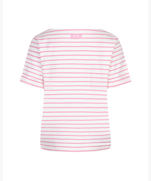 Terry Stripe Short Sleeve