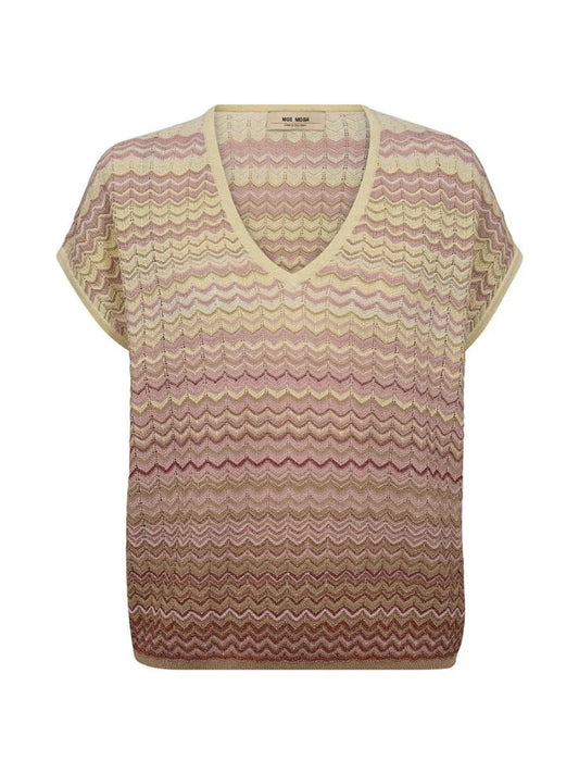 MMShani Zig Zag V-neck Knit