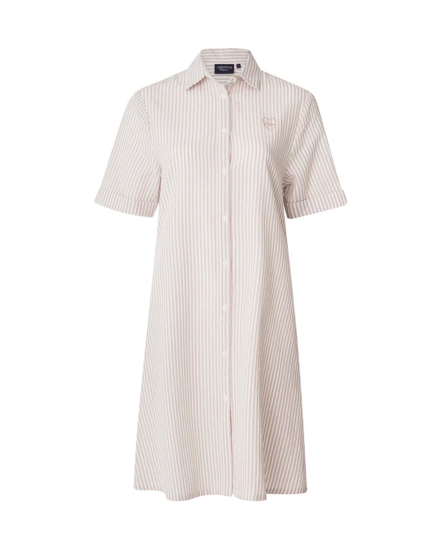 Hailey Organic Cotton Seersucker Nightshirt