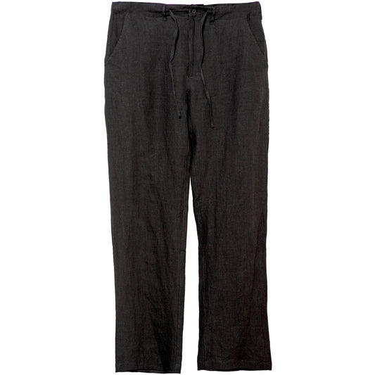 Men`s linen pants black